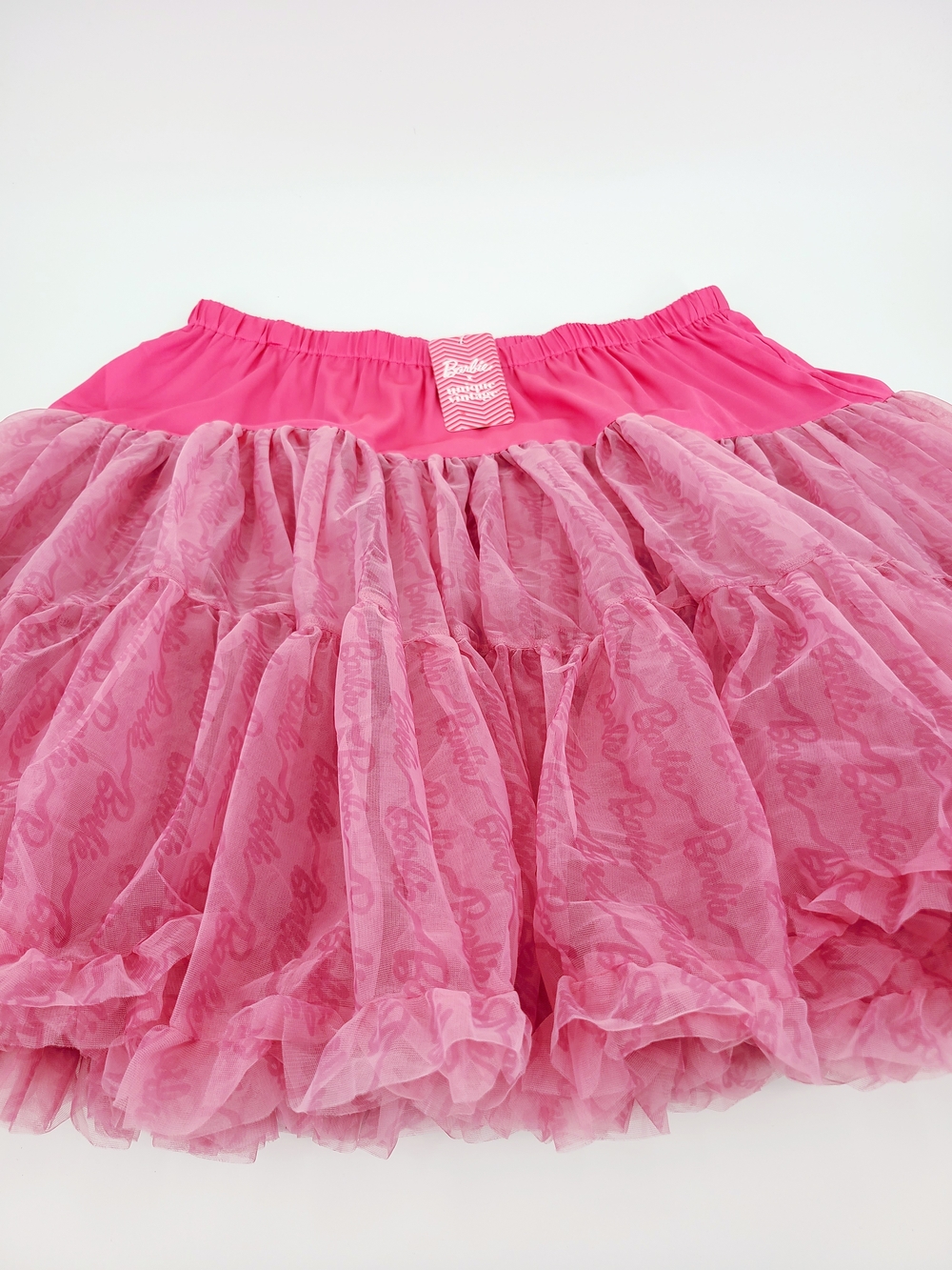 Unique Vintage X Barbie Plus Sized Pink Tiered Tulle Petticoat